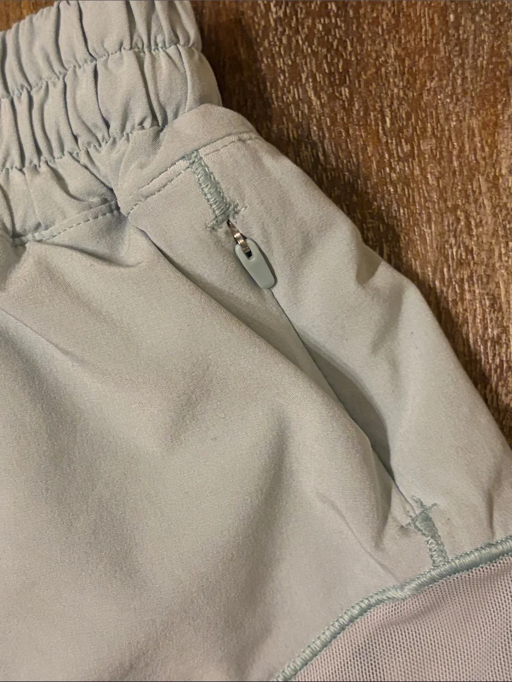 Lululemon Light Sage Hottie Hot Running Shorts